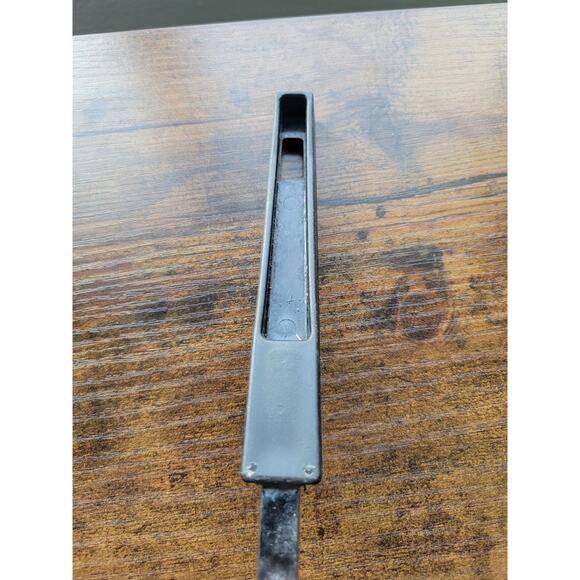 Vintage Foley Chrome Plated 12" Flipper/Spatula w/Black Handle - Made in USA - Picture 7 of 8